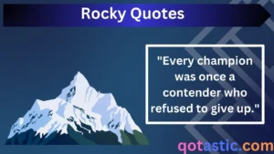 Read more about the article Rocky Quotes: The Best Lines for Motivation, Humor, and Fun